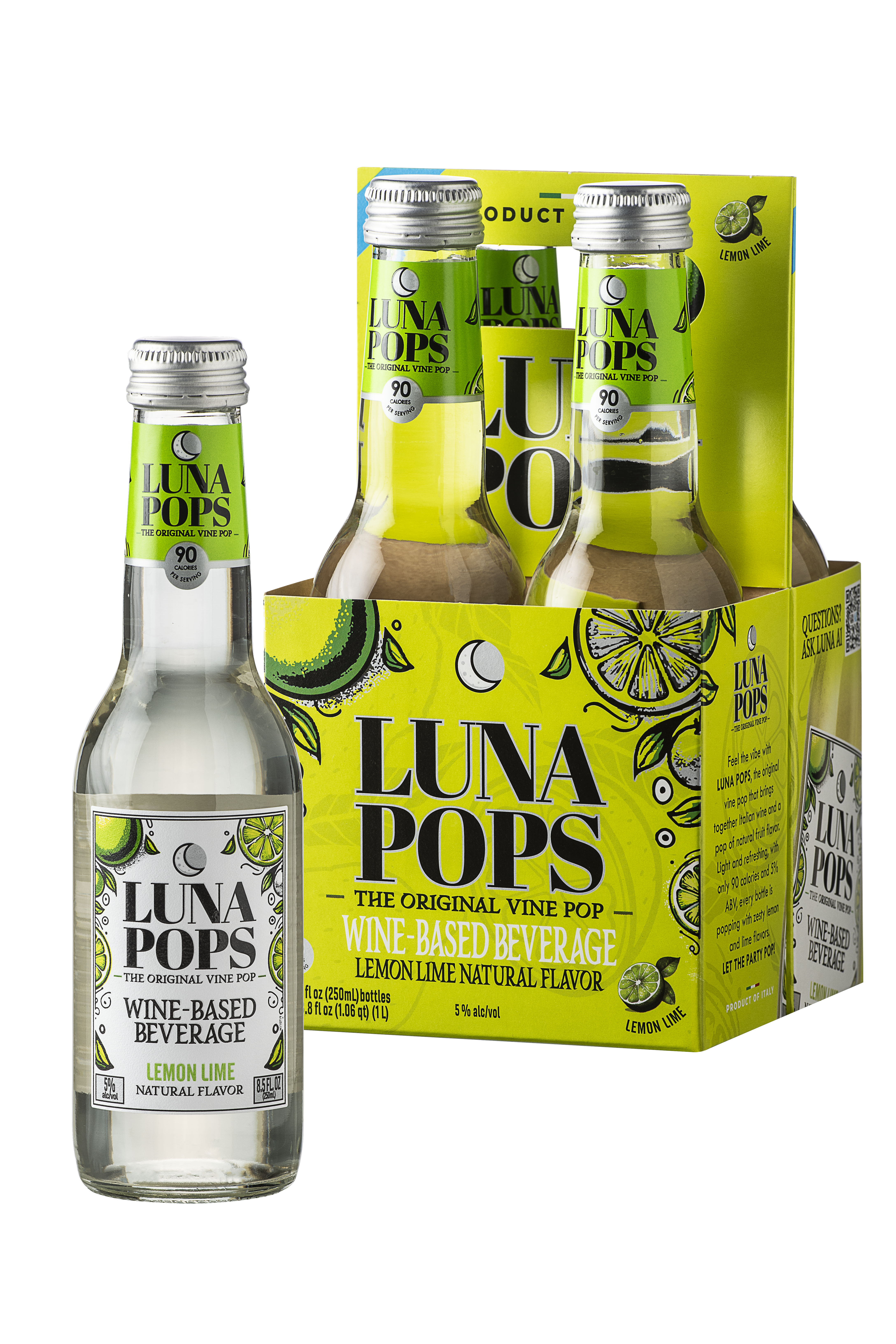 Luna Pops Lemon Lime